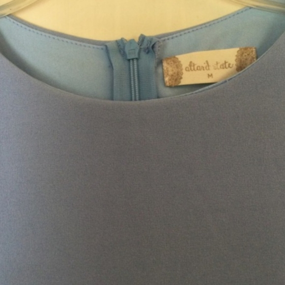 SOLD NWT Alter'd State Blue Ruffle Mini Dress - Picture 3 of 4